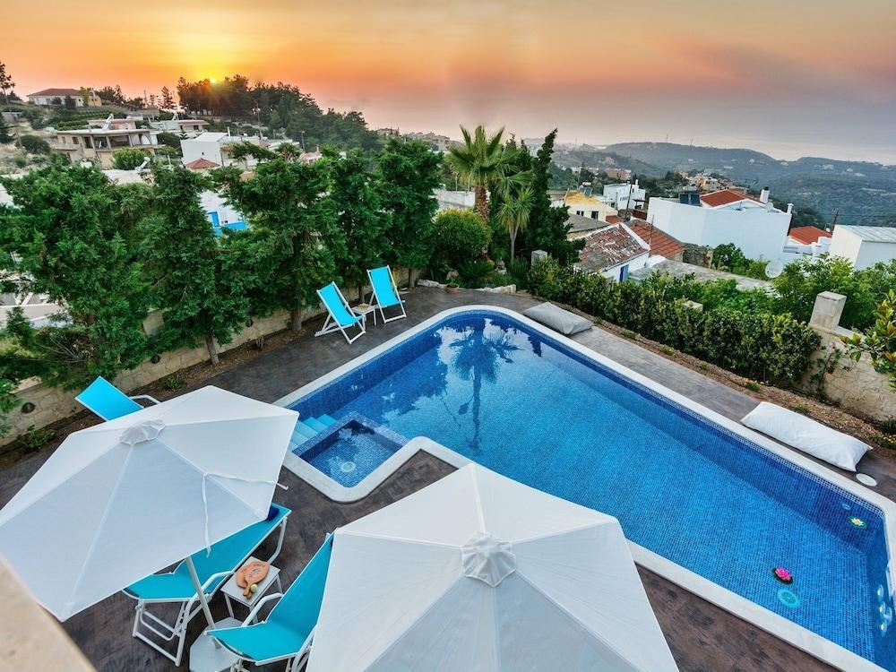Palladio Luxury Villa With Amazing View Roussospition Bagian luar foto