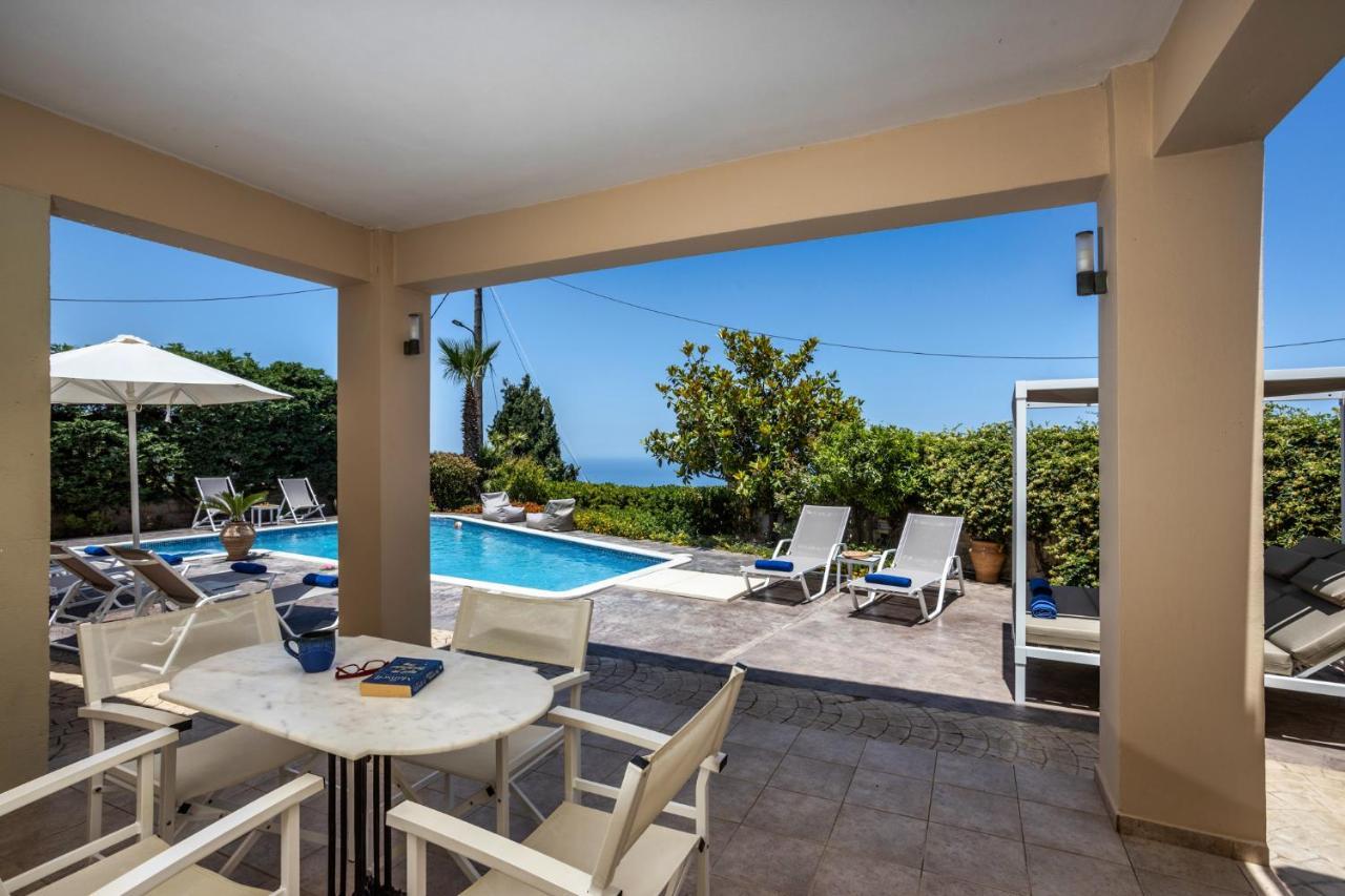 Palladio Luxury Villa With Amazing View Roussospition Bagian luar foto